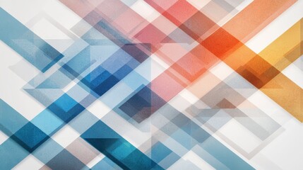 Poster - Dynamic composition of vibrant geometric triangle patterns abstract art digital canvas modern design creative environment visually stimulating visuals