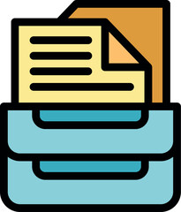 Poster - printer generating documents, symbolizing office work and printing processes