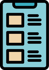 Poster - Clipboard with checklist symbolizing project management, task organization, and efficient workflow