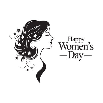 8 March, Women's Day Background crads. 2025.