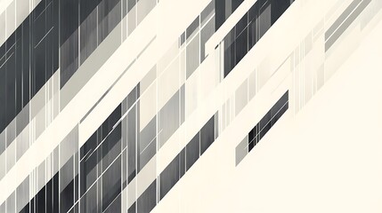Vector gradient gray line abstract pattern with monochrome striped texture