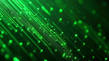 Poster - Cyber Glow Circuit Motion Background, vibrant illuminated lines creating intricate circuit patterns, perfect for technology and AI-themed presentations or digital projects