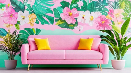 Poster - Vibrant Bohemian Wallpaper, colorful motifs, eclectic designs, ideal for adding artistic flair to lively interiors, enhancing spaces with bold patterns and rich textures