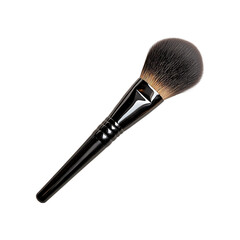 Make-up brush isolated on a transparent background. Beauty product