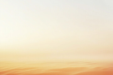 Poster - Muted gradient background showcasing the beauty of desert tones in a soft transition from beige to warm terracotta