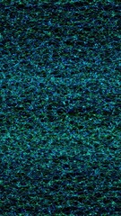 Wall Mural - vertical blue green particle lines flowing up 4k loop features green over blue particle lines moving