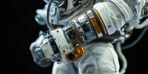 Wall Mural - astronaut in outer space, great for futuristic or sci-fi concepts
