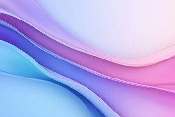 Poster - A colorful wave with a blue and pink background. The colors are vibrant and the wave appears to be flowing
