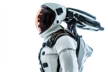Wall Mural - astronaut in protective gear, ready for space exploration