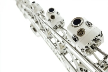 Poster - A detailed view of a metal framework