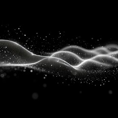 Poster - a monochromatic image of a wave of light
