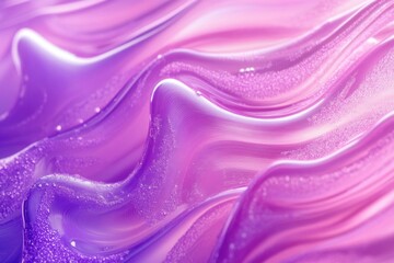 Poster - Close-up shot of a vibrant purple liquid with subtle textures and patterns