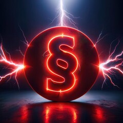 Aufkleber - Power of Creativity: Electric Symbolism in Design