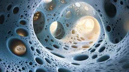 Poster - Exploring intricate fractal patterns abstract space digital art surreal environment close-up view mathematical concepts