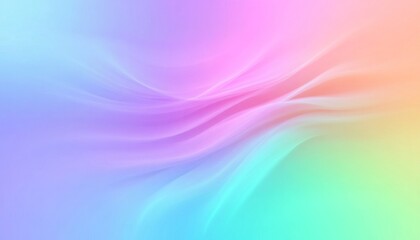 Poster - Soft pastel colors blend seamlessly to create a calming and vibrant background design