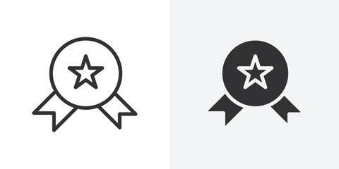 Poster - best seller icon Outline vector sign