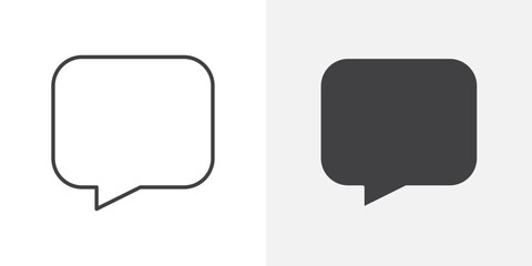 Poster - Blog icon Outline vector sign