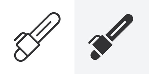 Aufkleber - Chainsaw icon Outline vector sign