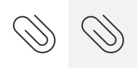 Aufkleber - Clip icon Outline vector sign