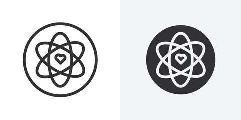 Poster - Core Values icon Outline vector sign