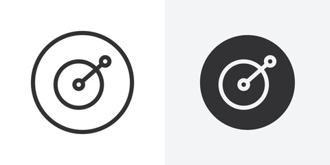 Aufkleber - Dj icon Outline vector sign