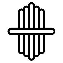 Poster - Pack Rope Set Line Icon