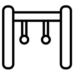 Poster - Rings Rope Sport Line Icon