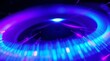 © Dragon Stock - Vibrant Abstract Circle of Blue and Purple Light