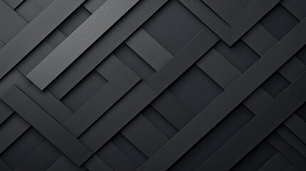 Poster - Sleek black and grey gradient background with textured patterns, creating modern and stylish look. Perfect for design projects or digital presentations