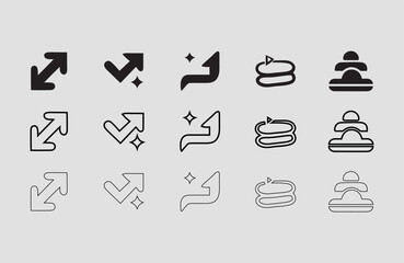 Aufkleber - vector and line art graphics for branding and design needs creative vector elements