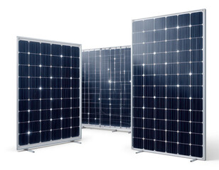 solar panel isolated on white background
