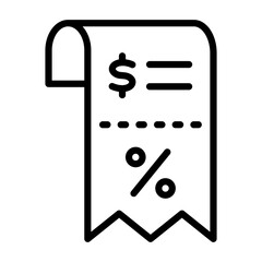 Poster - Tax Receipts Icon