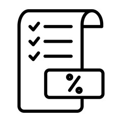 Poster - Tax Form Checklist Icon