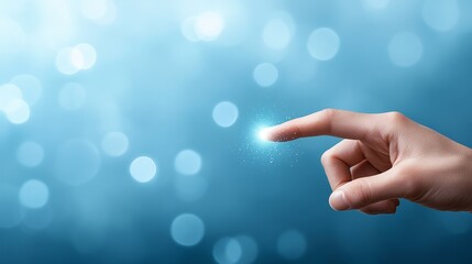 Wall Mural - magical sparkle held in hand, a captivating display of light and wonder