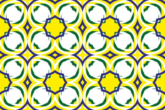 Close up of geometric ornament, seamless tile pattern, background texture, lines and geometric shapes, wallpaper illustrations