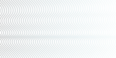 Poster - Modern abstract wave lines background design vector illustration