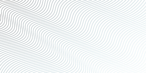 Poster - Abstract Modern Dynamic Wavy Lines Background