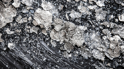 Wall Mural - 3d abstract comet universe texture shimmering glittering metal plastic glass shiny elegant future fa