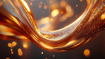 Wall Mural - 3d abstract comet universe texture shimmering glittering metal plastic glass shiny elegant future fa