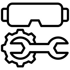 Poster - Augmented Manufacturing Outline Icon