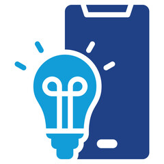 Poster - Mobile Innovation Dual Tone Icon
