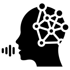 Poster - Natural Language Solid Black Icon