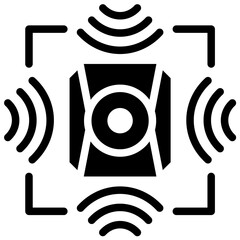 Poster - Smart Sensor Solid Black Icon
