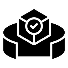 Poster - Augmented Reality Solid Black Icon