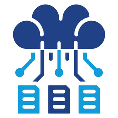 Aufkleber - predictive model dual tone icon