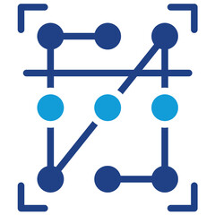 Poster - Pattern Recognition Dual Tone Icon