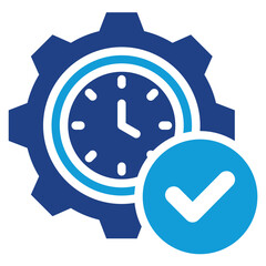 Poster - Real Time Processing Dual Tone Icon