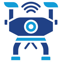 Poster - Autonomous Drone Dual Tone Icon