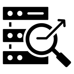 Poster - Data Analytics Solid Black Icon