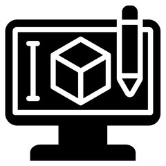 Poster - Product Design Solid Black Icon